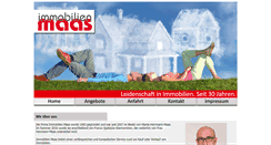 Desktop Screenshot of immo-maas.de