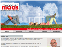 Tablet Screenshot of immo-maas.de